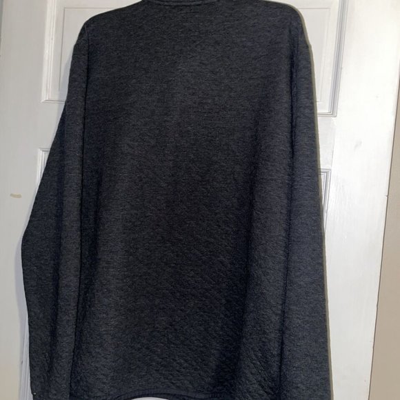 Men Big And Tall Sonoma Supersoft Sweater Fleece Dark Gray SZ 2X - Picture 3 of 6